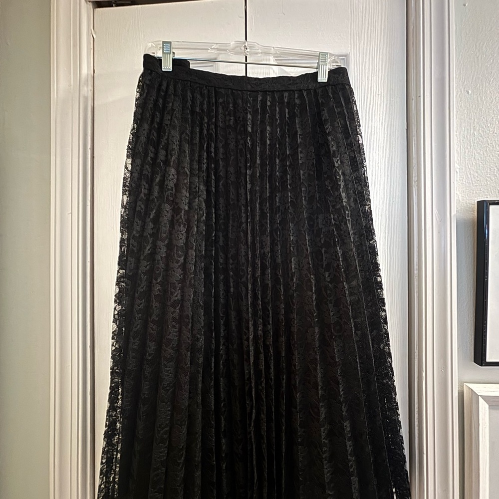 ASOS Curve Black Lace Skirt